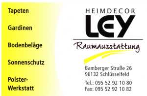 Heimdecor Ley GmbH Raumausstattung Schlüsselfeld