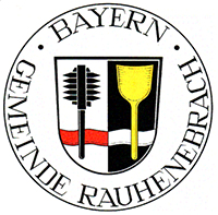 Wappen Siegel Rauhenebrach Gemeinde Unterfranken Hassberge Versicherung Friseur