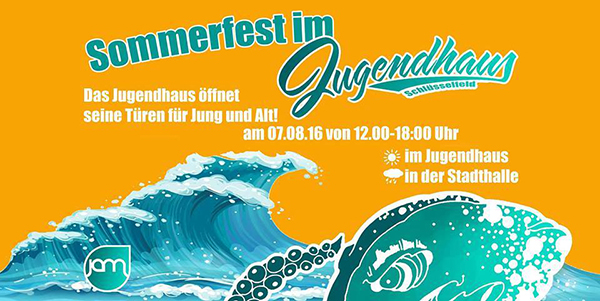 Sommerfest Jugendhaus Schlüsselfeld Stadthalle homepage