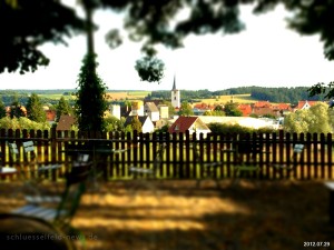 Scheubel-Keller Schlüsselfeld Aussicht