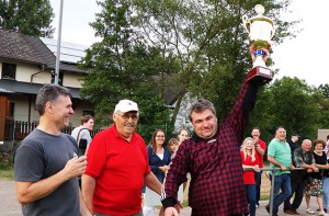 Firmencup TSV Schlüsselfeld 2014 Siegerehrung Versicherung