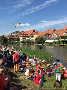 Fotos Sandkerwa Bamberg 2015 Sandkirchweih Regnitz Fischerstechen Klein Venedig Wohnungen Häuser Regnitzufer