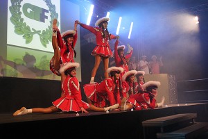 GTF Schlüsselfeld 2016 Faschingssitzung Sitzung Prunksitzung Ballett Mädchen Kostüme Prinzengarde