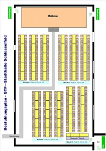 GTF Schlüsselfeld Stuhlplan Stadthalle 2016 Sitzplan Karten