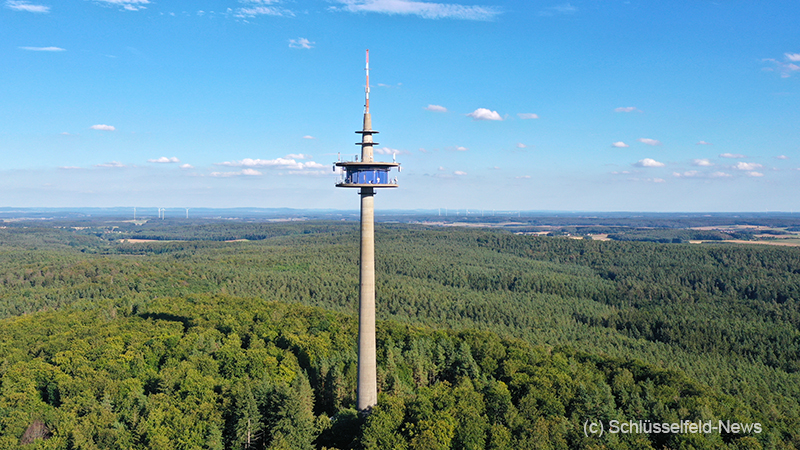Funkturm Schlüsselfeld Burgwindheim Bürgerwald