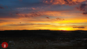 Sonnenuntergänge über Schlüsselfeld