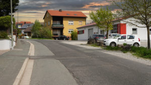 Baustelle Eckersbacher Strasse Feuerwehrhaus Thüngfeld