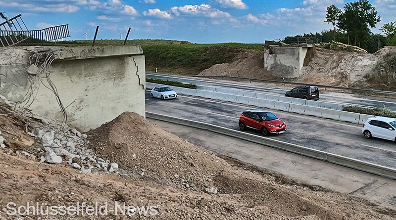 A3 Baustelle Nürnberg Würzburg