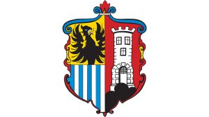 Wappen Logo Scheinfeld Stadt Scheinfeld Gemeinde Turm Adler blau weiß Mittelfranken Landkreis Neustadt Bad Windsheim