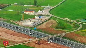 Brücke Straße A3 Brückensperrung Thüngfeld Fürstenforst Autobahn A3 Baustelle