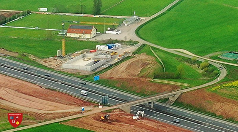 Brücke Straße A3 Brückensperrung Thüngfeld Fürstenforst Autobahn A3 Baustelle