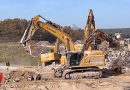 Bagger Dieb Baggerschaufel Diebstahl A3 Baustelle Schlüsselfeld Polizeibericht