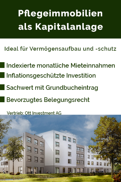 Vorteile Pflege Bad Schussenried Sachwert monatliche Mieteinnahmen Inflation Kapitalanlage Investment Immobilienmakler