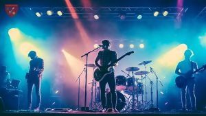 Benefizkonzert für die KUFA Bamberg mit Coole Socken Rockband Bühne