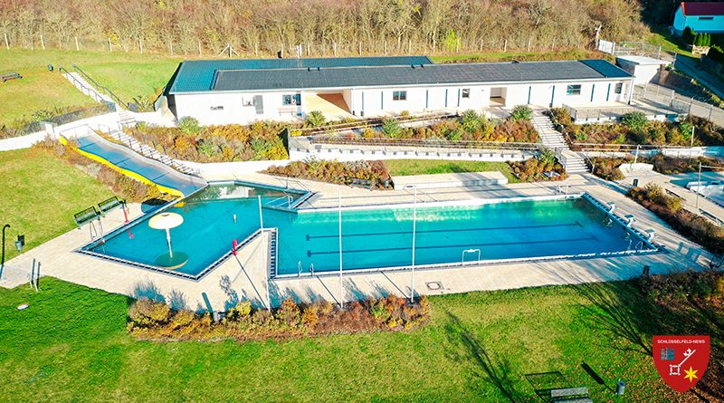 Freibad Aschbach Saison 2024 Wasserrutsche